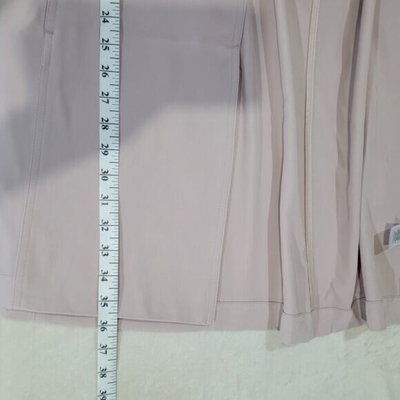 500 Maison Cinqcent Pink Blue Trench Coat - Size Extra Small - Picture 11 of 11